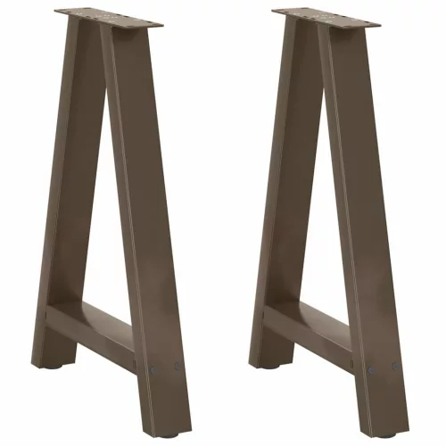  2 db A-alakú étkezőasztal láb 50x(72-73) cm acél