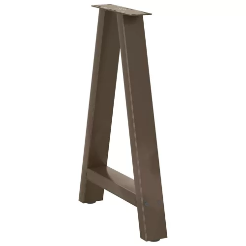  2 db A-alakú étkezőasztal láb 50x(72-73) cm acél