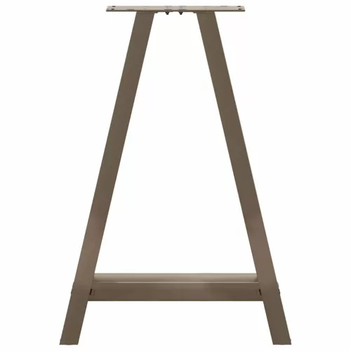  2 db A-alakú étkezőasztal láb 50x(72-73) cm acél