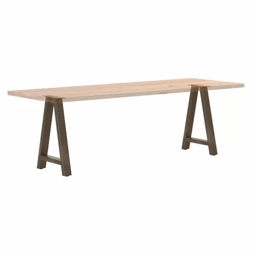 2 db A-alakú étkezőasztal láb 50x(72-73) cm acél