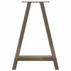  2 db A-alakú étkezőasztal láb 60x(72-73) cm acél