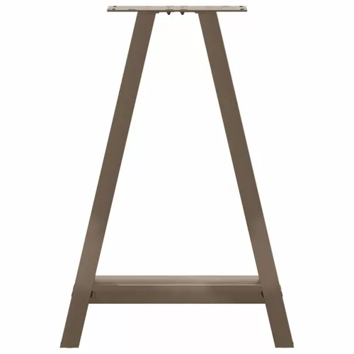  2 db A-alakú étkezőasztal láb 60x(72-73) cm acél
