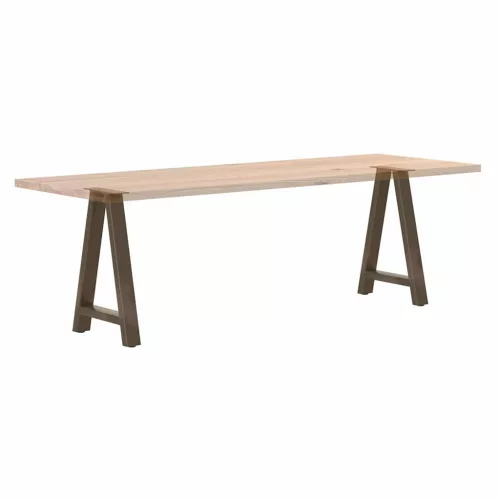  2 db A-alakú étkezőasztal láb 60x(72-73) cm acél