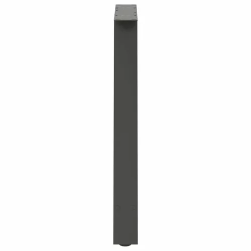  2 db antracitszürke A-alakú étkezőasztal láb 70x(72-73) cm acél étkezőasztal láb