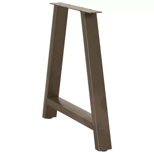  2 db A-alakú étkezőasztal láb 70x(72-73) cm acél