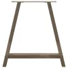  2 db A-alakú étkezőasztal láb 70x(72-73) cm acél