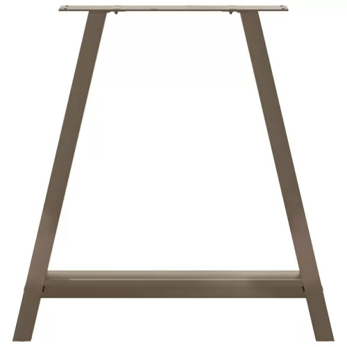  2 db A-alakú étkezőasztal láb 70x(72-73) cm acél
