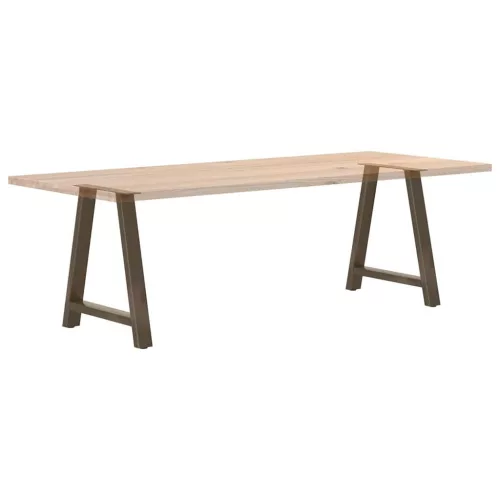  2 db A-alakú étkezőasztal láb 70x(72-73) cm acél