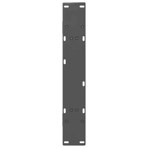  2 db antracitszürke A-alakú acél étkezőasztal láb 80x(72-73) cm