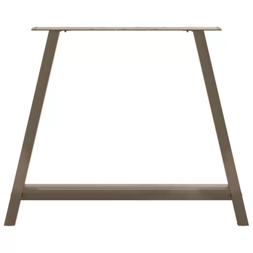  2 db A-alakú étkezőasztal láb 90 x (72-73) cm acél