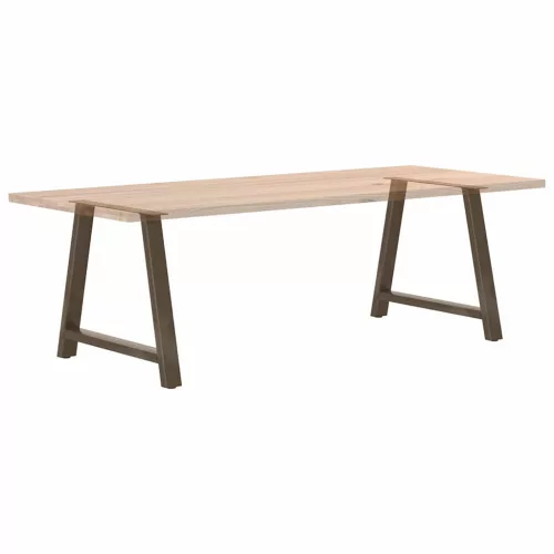  2 db A-alakú étkezőasztal láb 90 x (72-73) cm acél