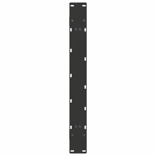  2 db A-alakú étkezőasztal láb fekete 100 x (72-73) cm acél étkezőasztal láb