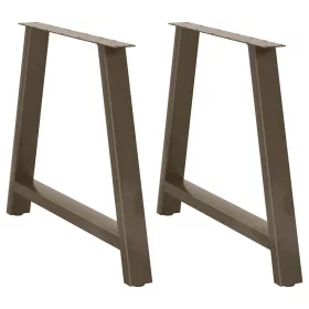    2 db A-alakú étkezőasztal láb 100 x (72-73) cm acél étkezőasztal láb