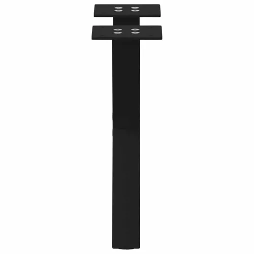  2 db fekete, X alakú acél dohányzóasztal láb 30 x (30-31) cm