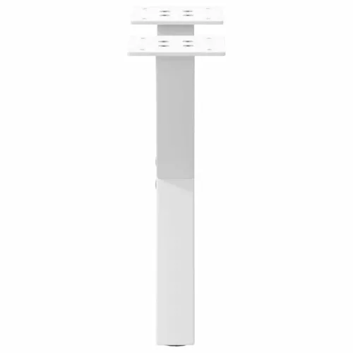  2 db fehér, X alakú acél dohányzóasztal láb 37 x (30-31) cm