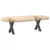  2 db antracitszürke X-alakú acél dohányzóasztal láb 37x(30-31) cm