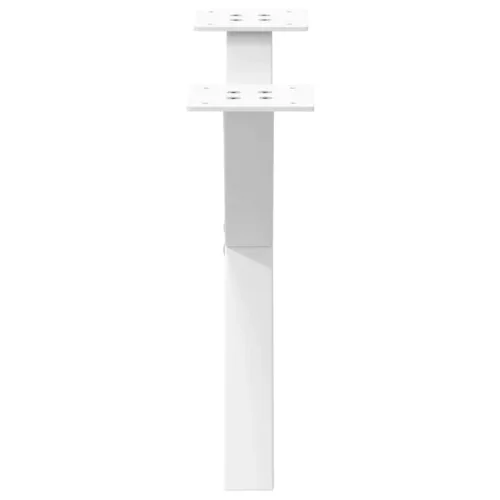  2 db fehér, X alakú acél dohányzóasztal láb 50 x (30-31) cm