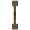  2 db X alakú natúr acél dohányzóasztal láb 60 x (30-31) cm