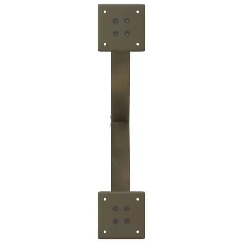  2 db X alakú natúr acél dohányzóasztal láb 60 x (30-31) cm