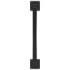  2 db fekete, X alakú acél dohányzóasztal láb 70 x (30-31) cm