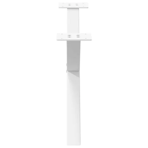  2 db fehér, X alakú dohányzóasztal láb 70 x (30-31) cm acél