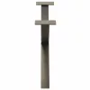  2 db X alakú natúr acél dohányzóasztal láb 70x(30-31) cm