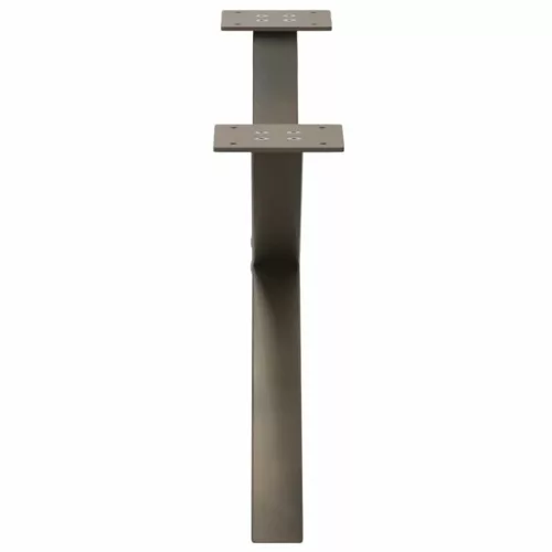  2 db X alakú natúr acél dohányzóasztal láb 70x(30-31) cm