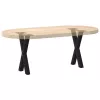  2 db fekete, X alakú acél dohányzóasztal láb 28 x (42-43) cm