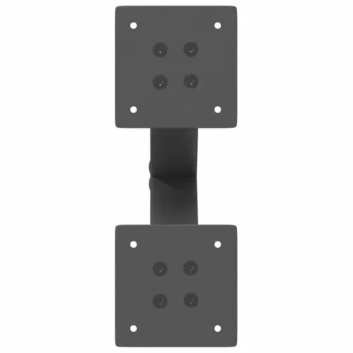  2 db antracitszürke X-alakú acél dohányzóasztal láb 28 x (42-43) cm