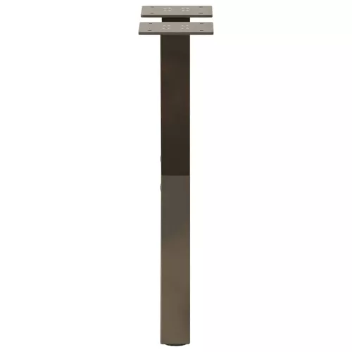  2 db X alakú natúr acél dohányzóasztal láb 28 x (42-43) cm