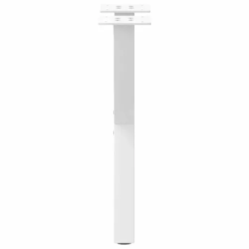  2 db fehér, X alakú dohányzóasztal láb, 38 x (42-43) cm, acél