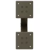  2 db X alakú natúr acél dohányzóasztal láb 38x(42-43) cm