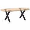  2 db fekete, X alakú acél dohányzóasztal láb 50 x (42-43) cm