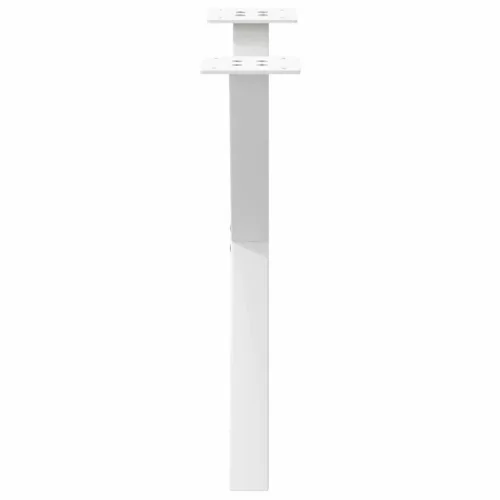  2 db fehér, X alakú acél dohányzóasztal láb 50 x (42-43) cm