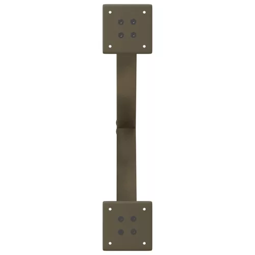  2 db X alakú natúr acél dohányzóasztal láb 50 x (42-43) cm