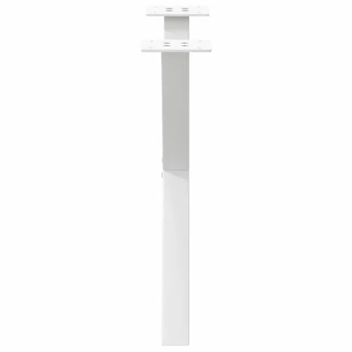 2 db fehér, X alakú acél dohányzóasztal láb 60 x (42-43) cm