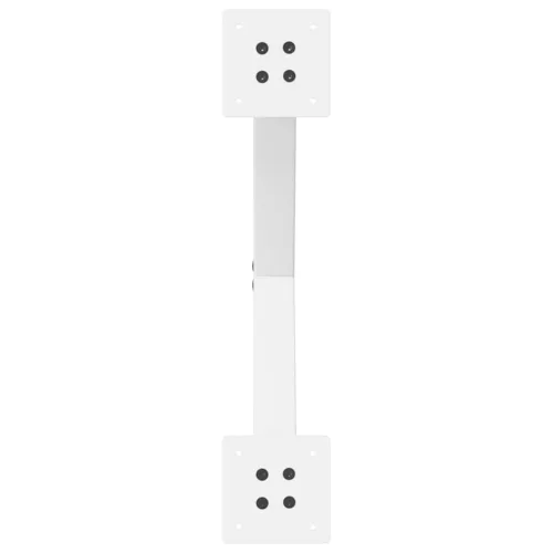  2 db fehér, X alakú acél dohányzóasztal láb 60 x (42-43) cm