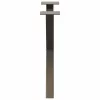  2 db X alakú natúr acél dohányzóasztal láb 60 x (42-43) cm