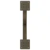  2 db X alakú natúr acél dohányzóasztal láb 60 x (42-43) cm
