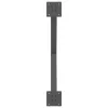  2 db antracitszürke X-alakú acél dohányzóasztal láb 70 x (42-43) cm