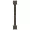  2 db X alakú natúr acél dohányzóasztal láb 70 x (42-43) cm