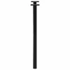  2 db X alakú étkezőasztal láb fekete acél 50 x (72-73) cm