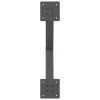  2 db antracitszürke X-alakú acél étkezőasztalláb 57x(72-73) cm