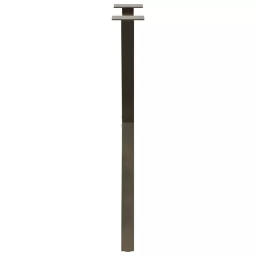  2 db X alakú étkezőasztal láb natúr acélból 57 x (72-73) cm acél