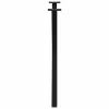 2 db X alakú étkezőasztal láb fekete, 70 x (72-73) cm acél