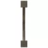  2 db X alakú étkezőasztal láb natúr acélból 70 x (72-73) cm