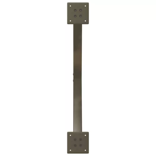 2 db X alakú étkezőasztal láb natúr acélból 70 x (72-73) cm