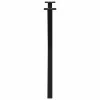  2 db X alakú étkezőasztal láb fekete 80 x (72-73) cm acél étkezőasztal láb