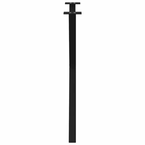  2 db X alakú étkezőasztal láb fekete 80 x (72-73) cm acél étkezőasztal láb