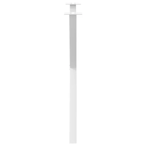  2 db X alakú étkezőasztal láb fehér 80 x (72-73) cm acél étkezőasztal láb